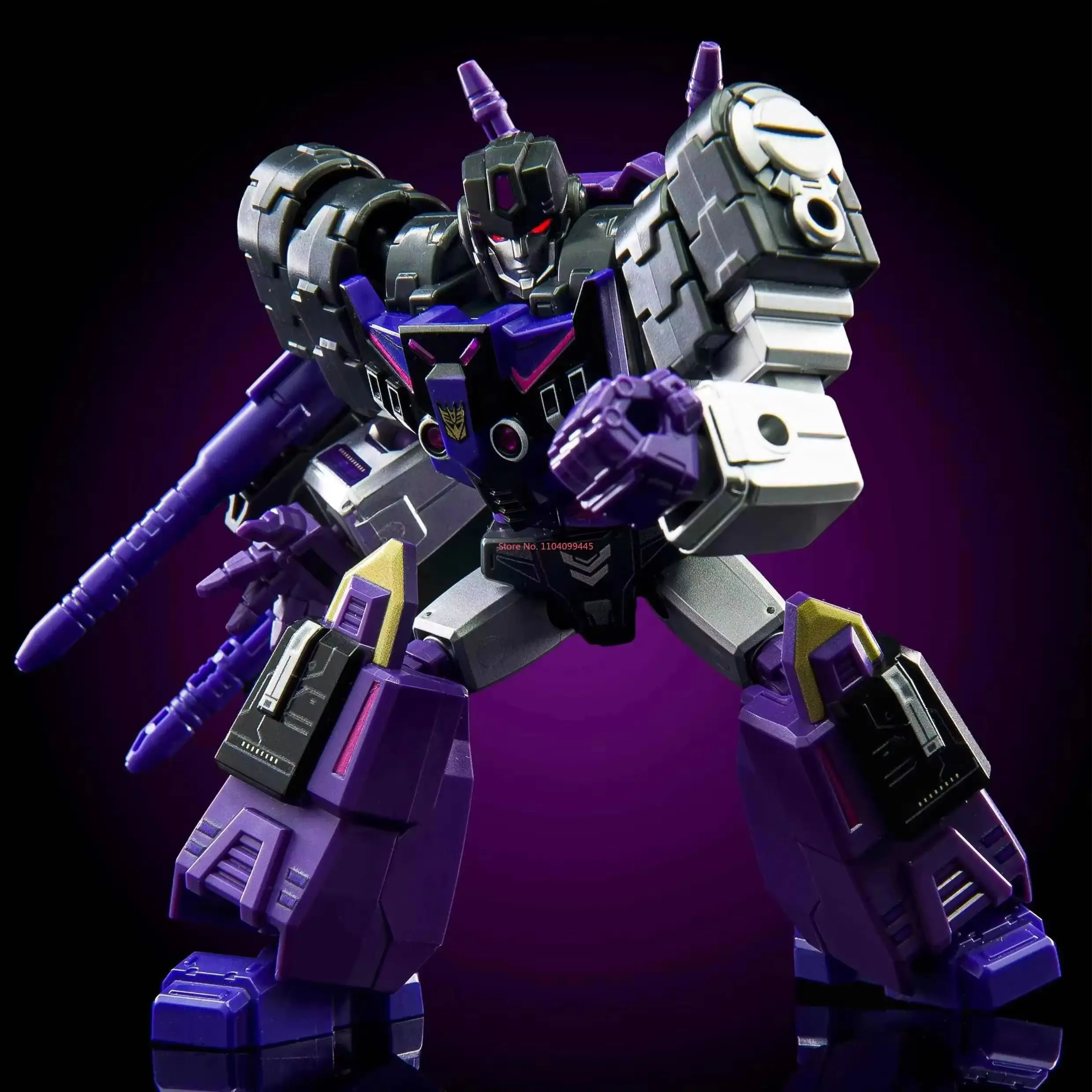 Genuine Blokees Transformers Sparkling Edition Vol.3 Megatron Idw Tarn Figure Model Robot Blind Box Kid Emit Light Toy Gift
