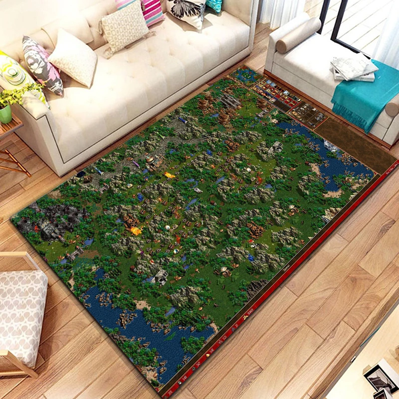 Heroes-of Might and Magic 3 Printing Carpet Living Room Bedroom Rugs of Photography Prop Photo Birthday Gift Home Accessories