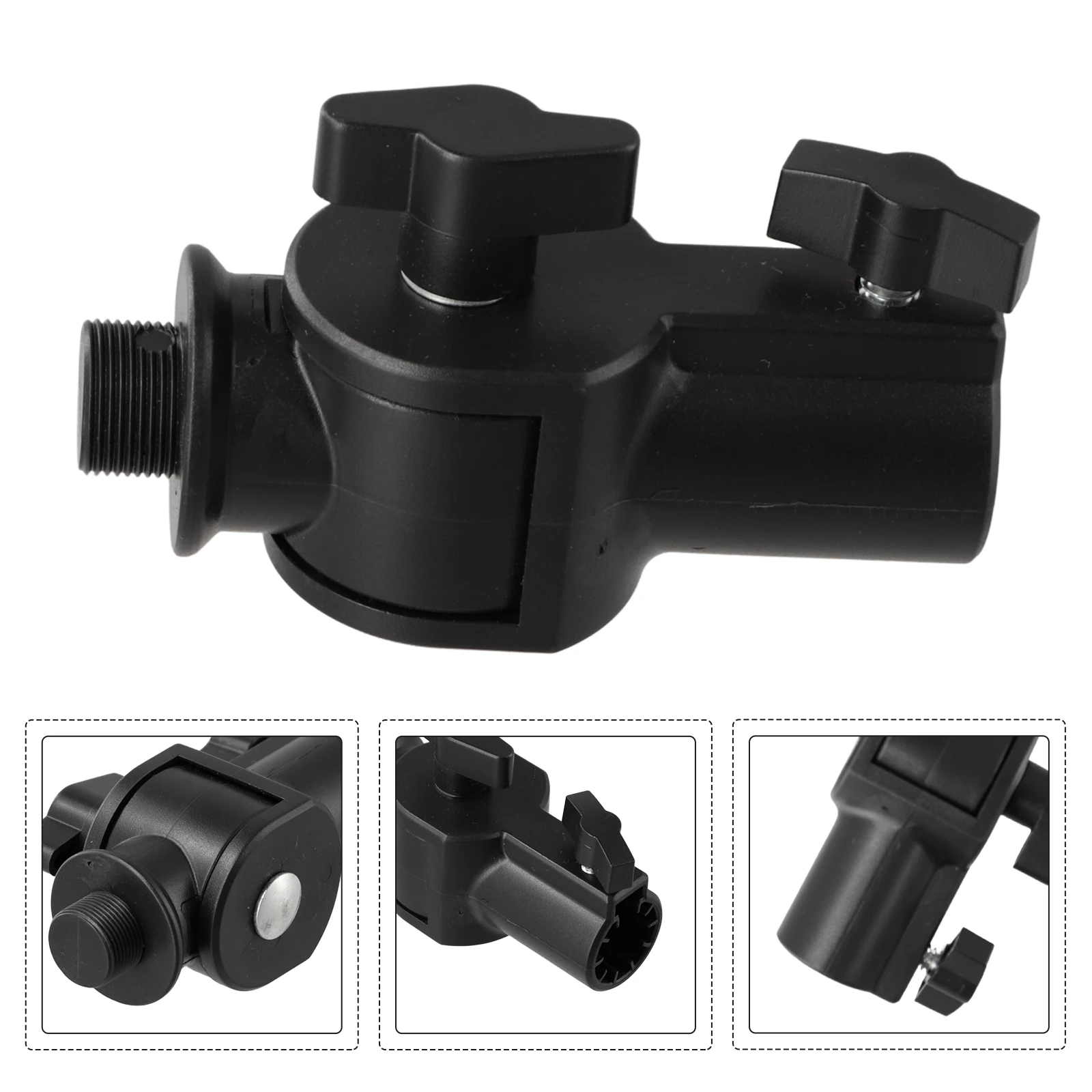 

360° Stand Projectors Holder Tray 5/8 Screw 9cm Accessories Adapter Adjustable Bracket Plastic Rotate Brand New