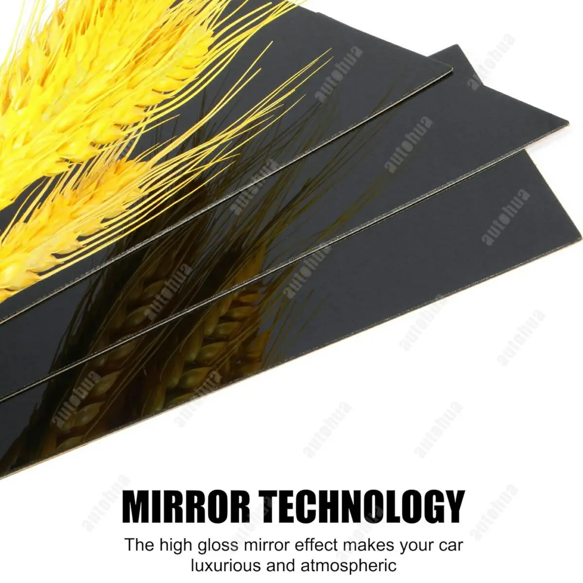 عمود الباب آخر الكسوة لسيارات BMW F30 2013-2019 الجانب الباب عمود المضادة للخدش لامعة ملصقات الكمبيوتر غطاء القوالب 6-قطعة #5