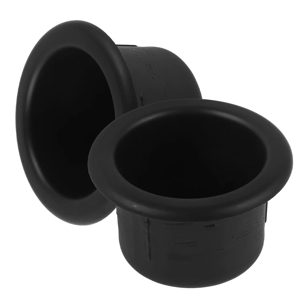 

2 шт. черных вставок из АБС-пластика для подстаканников в автомобиле, автодоме, лодке, диване, кресле, сменная подушка-подстаканник, аксессуар для столика