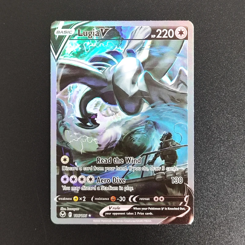 Pokemon-Karte PTCG Foil Proxy Englisch Gengari Rayquaza Vmax Giratian Lugia V Mew Latias Latios EX Sammlerstücke Sammelkartenspiel