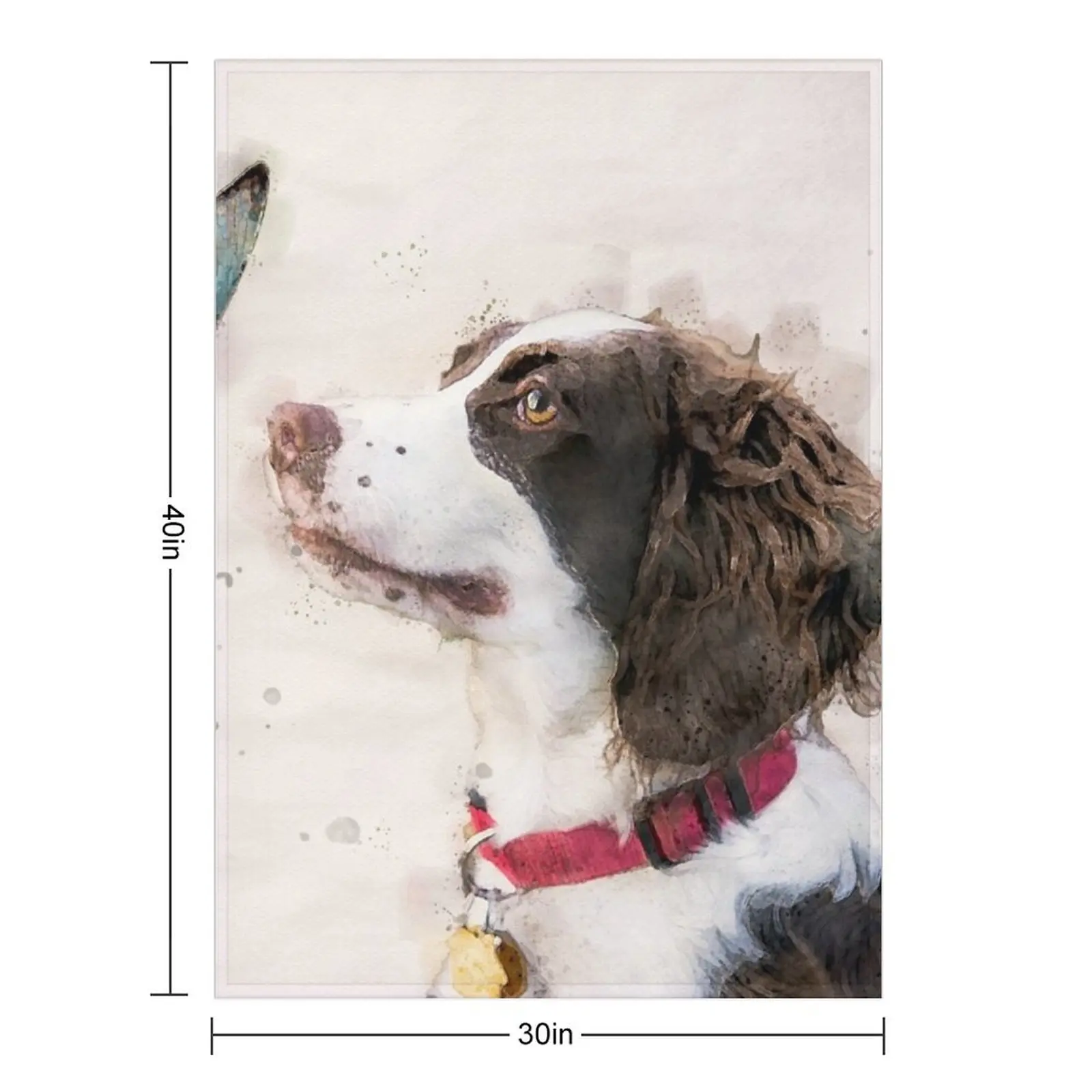 English Springer Spaniel watercolor Throw Blanket Beautifuls manga Thin Sofas Blankets