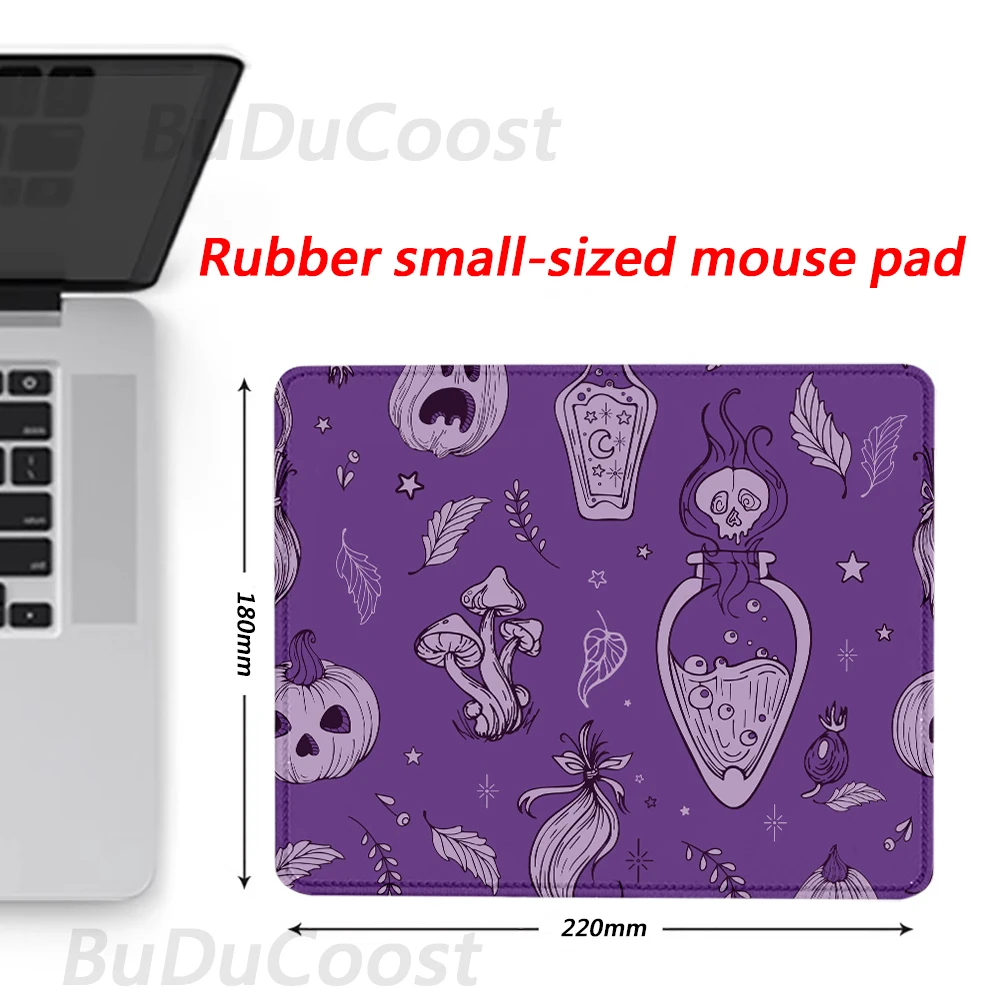 Pastel Witch Desk Mats Cute Kawaii Purple lovely Mouse pad Witchy Gaming Deskmat Multi Sized Lavender Cottagecore Goth Mouse Pad