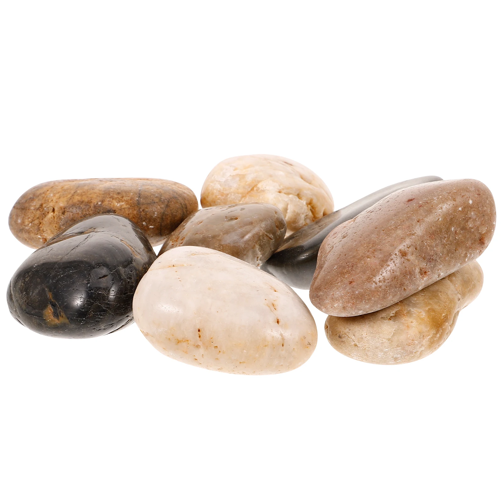 

500g 4-6cm Polished River Stones for Aquariums Plants Drainage Decorative Garden Landscaping Rocks Yard Design Pebbles Outdoor