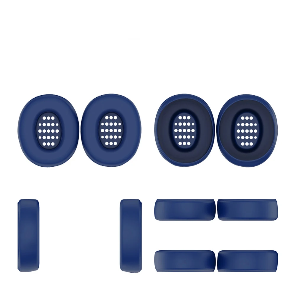 

Silicone Headphone Cover for JBL Tune 770NC Wear-resistant Protective Cover Headset Accessories 1Pair Blue White Black