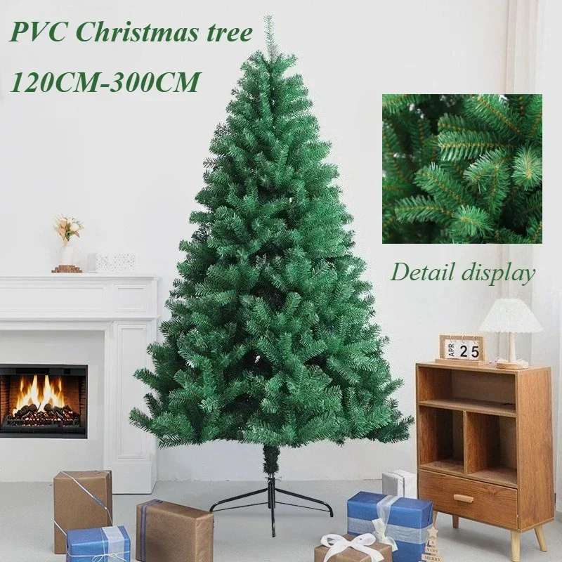 

Artificial Christmas Tree 120CM-300CM Large PVC Christmas Tree Hotel Shopping Mall New Year Christmas Atmosphere Decoration