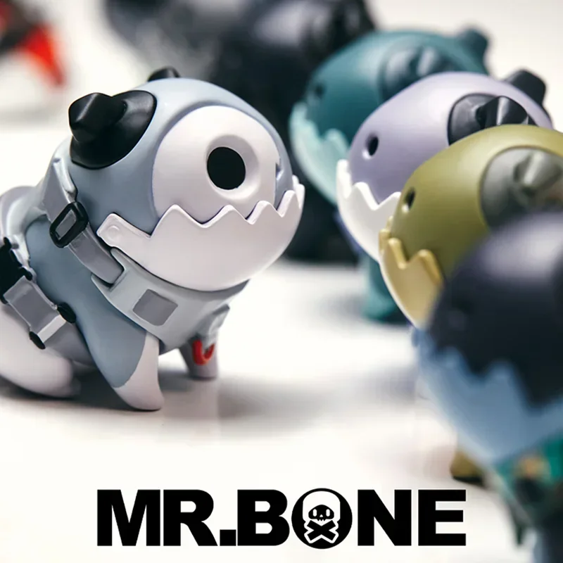 Mr. Bone 4 Generatie Camping Vuile Zijde Hond Zittende Pose Serie Blinde Doos Bureaublad Ornamenten Mystery Box Collectie Model Cadeau