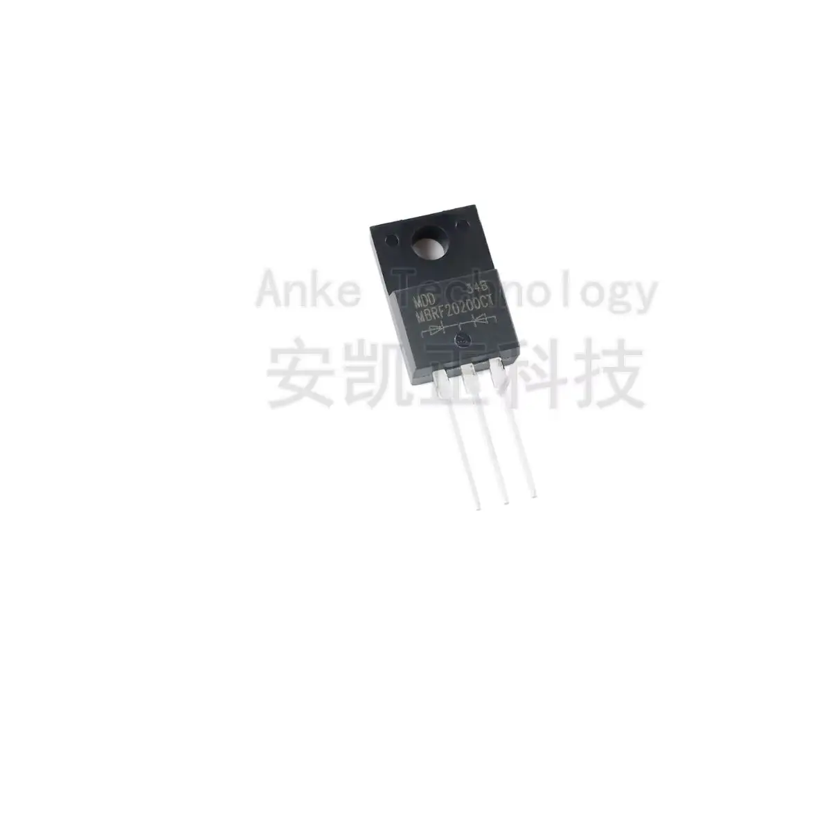 Genuine Original MBRF20200CT TO-220AB 200V 20A Through-hole Schottky Rectifier Diode 10PCS
