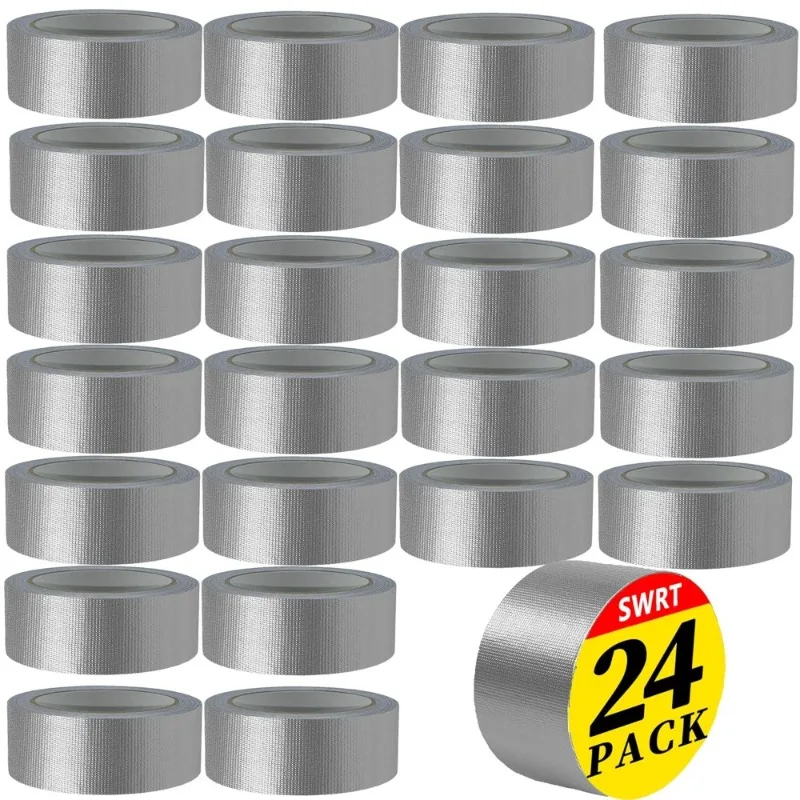 

Heavy Duty Duct Tape 2 Inch x 720 Yd Waterproof Strong Adhesive All Weather No Residue Gray for Indoor Outdoor Repair Sealing