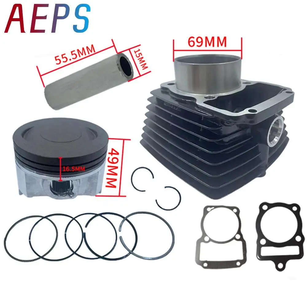 69MM para Vento Nitrox250 CGF250 V-RACER 250 22-24 Kit de juntas de pistón de cilindro