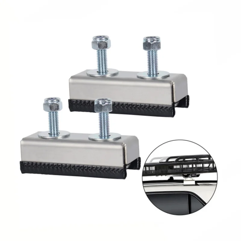 

2Sets Roof Rail Mounting Brackets For Fiat Ducato Peugeot Boxer Citroen Relay Camper Van Motorhome For Solar Panel Or Roof Rack