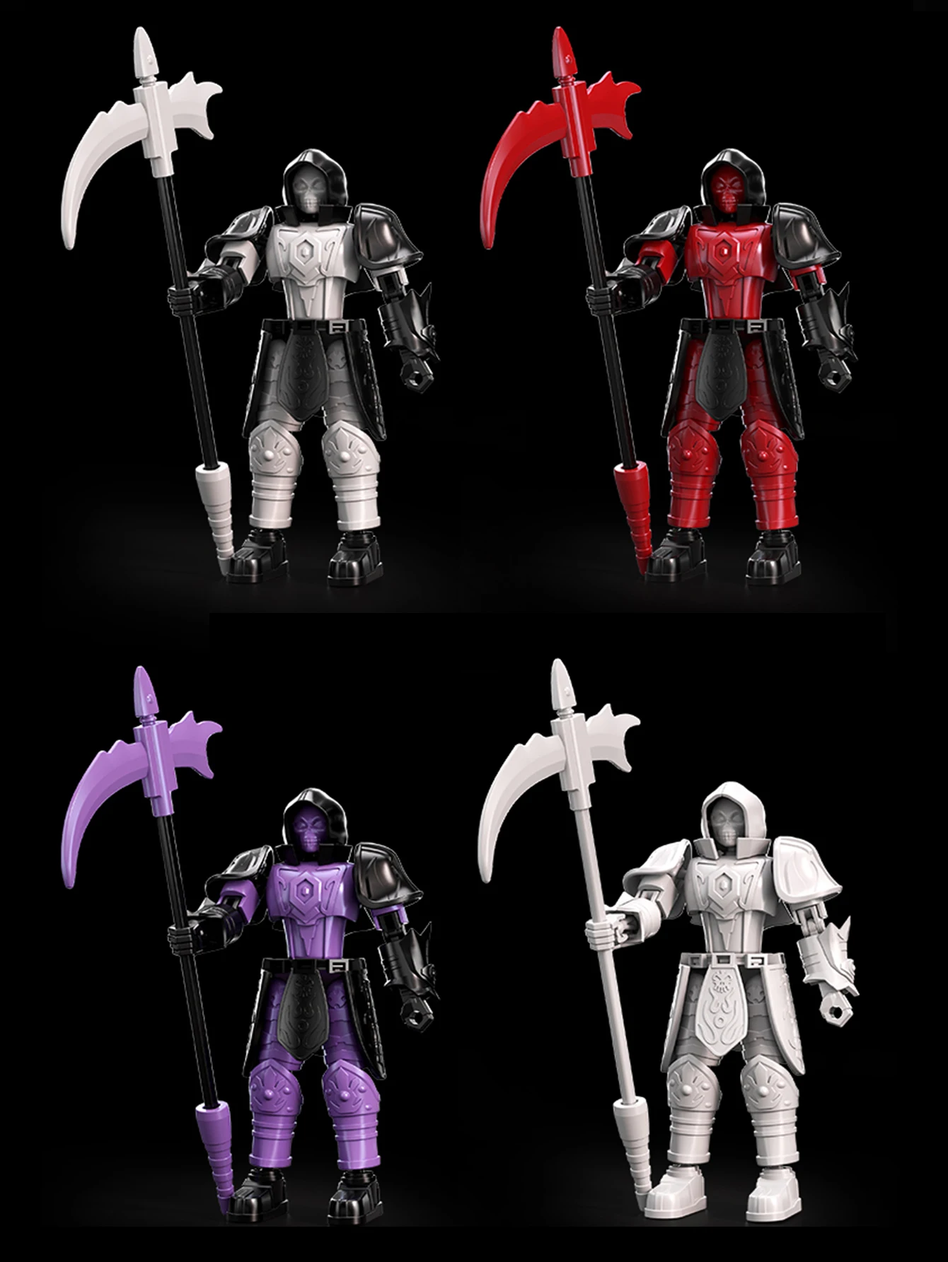 Lucky 13-Puppe mit beweglichem Gelenk, König Arthur Lich, König Ritter, Roboter, Montage, Spielzeug, Modell, Junge, Geschenk