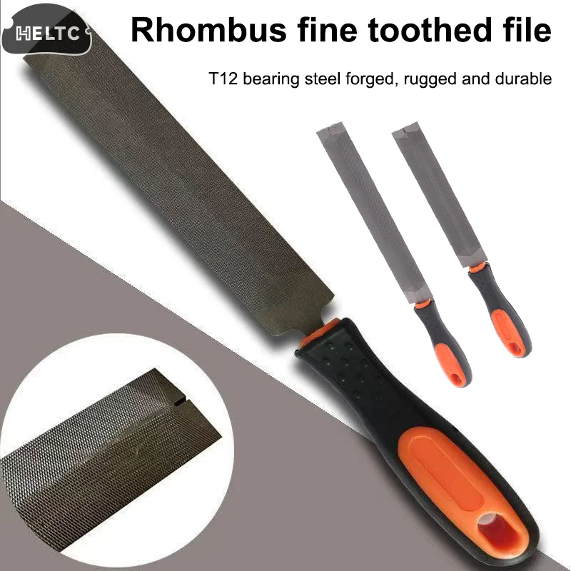 6/8Inch Pruning Saw File Triangle Metal File Bearing Wood Rasp Diamond Rhombic Saw File For Sharpening SawBlade Woodworking Tool