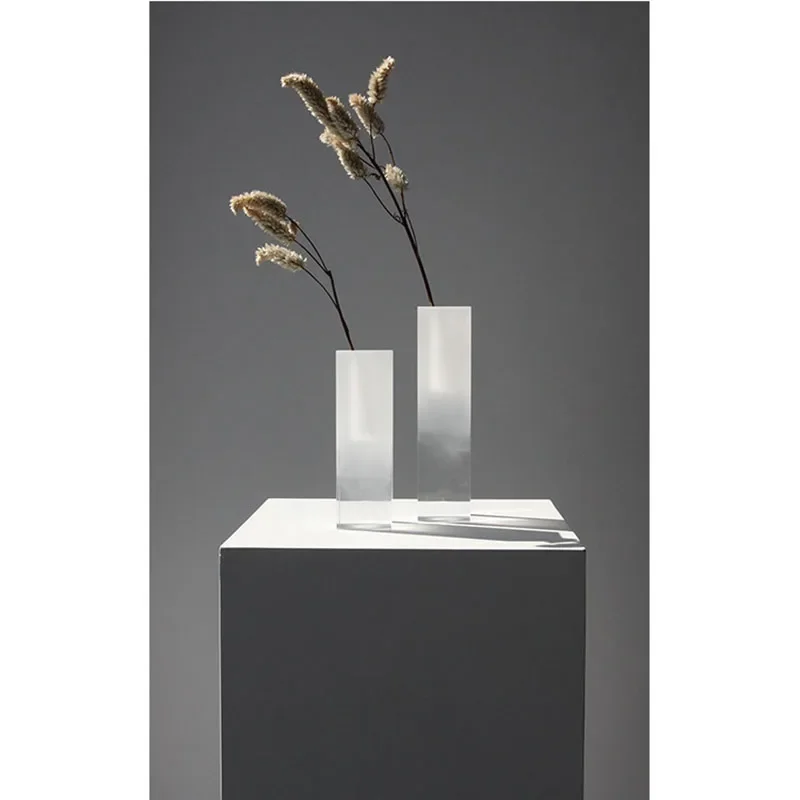 Vases Nordic Arcylic Home Decor Flower Pots 2020 Modern Room Decoration Accessories интерьер для дома