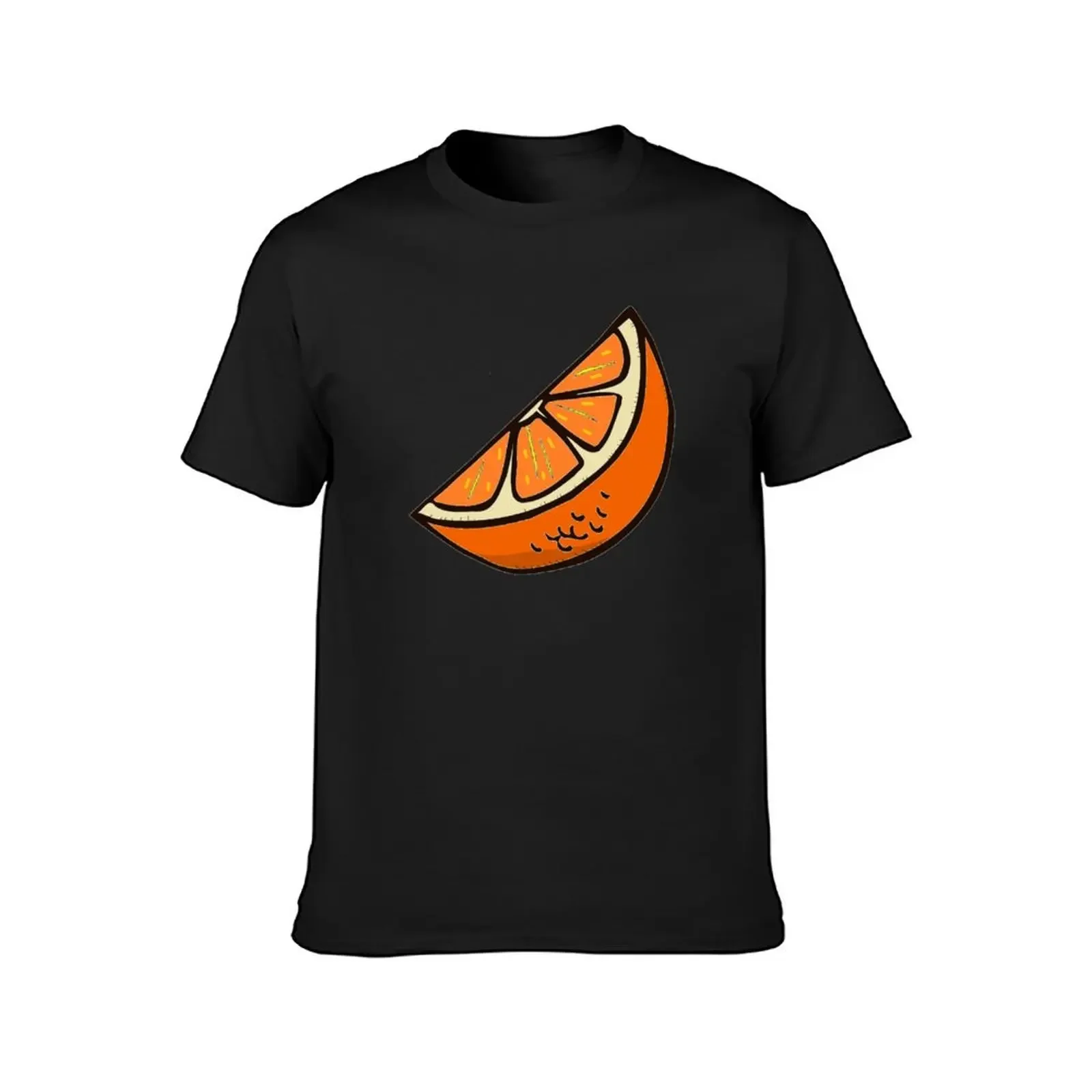 Slice O' Orange T-Shirt basketball graphic tees custom shirt plus sizes black t shirts for men