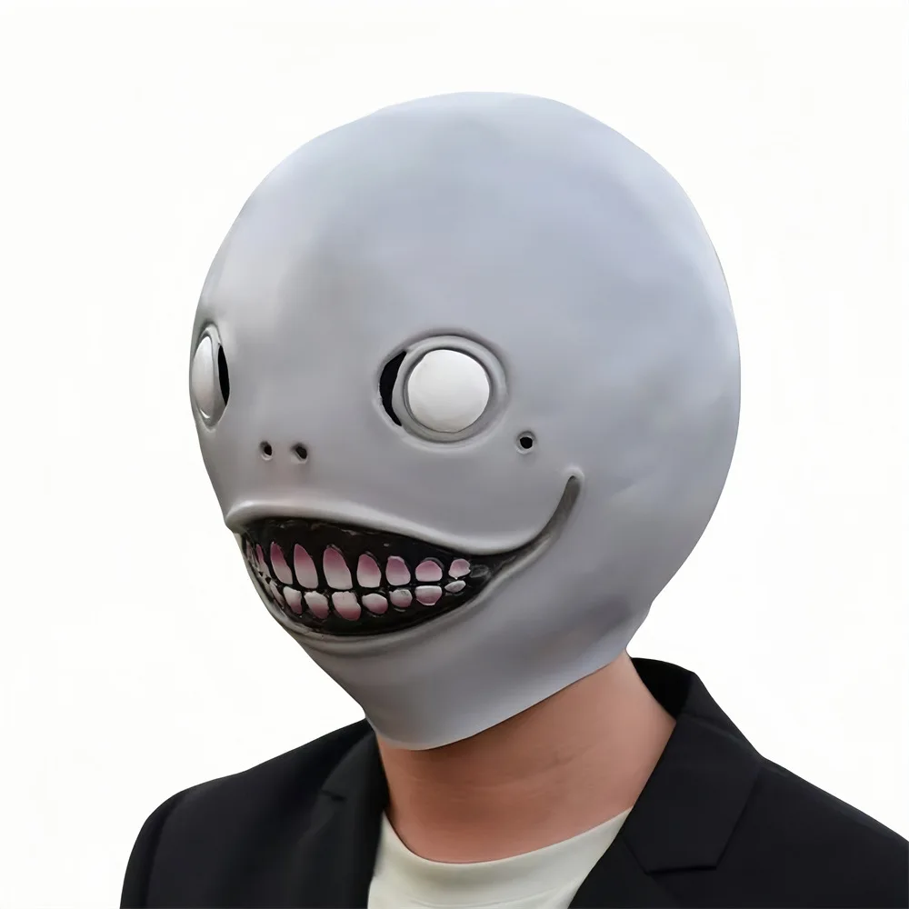 NieR: Automata Emil Maschera Halloween Horror Casco in lattice Halloween Stage Maschera in lattice Costume Crazy Party Cool Play Prop Drop Ship