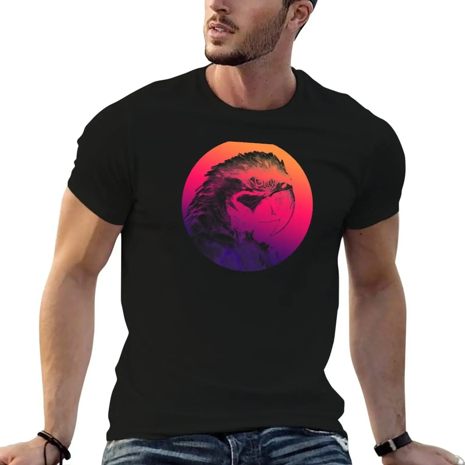 Vintage Macaw Parrot T-Shirt anime tshirt cute tops custom shirt graphics men graphic t shirts