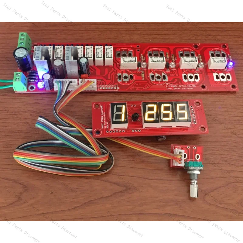 Relay Controller Display Screen Remote Control Volume Board With Input Switching