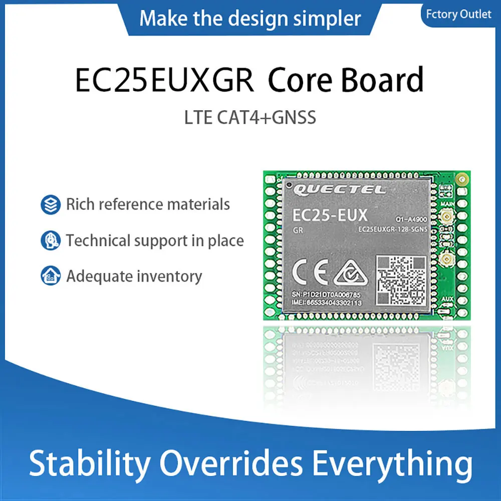 

Макетные платы LTE CAT4 EC25EUXGR EC25EUXGR-128-SGNS Core Board 1 шт.