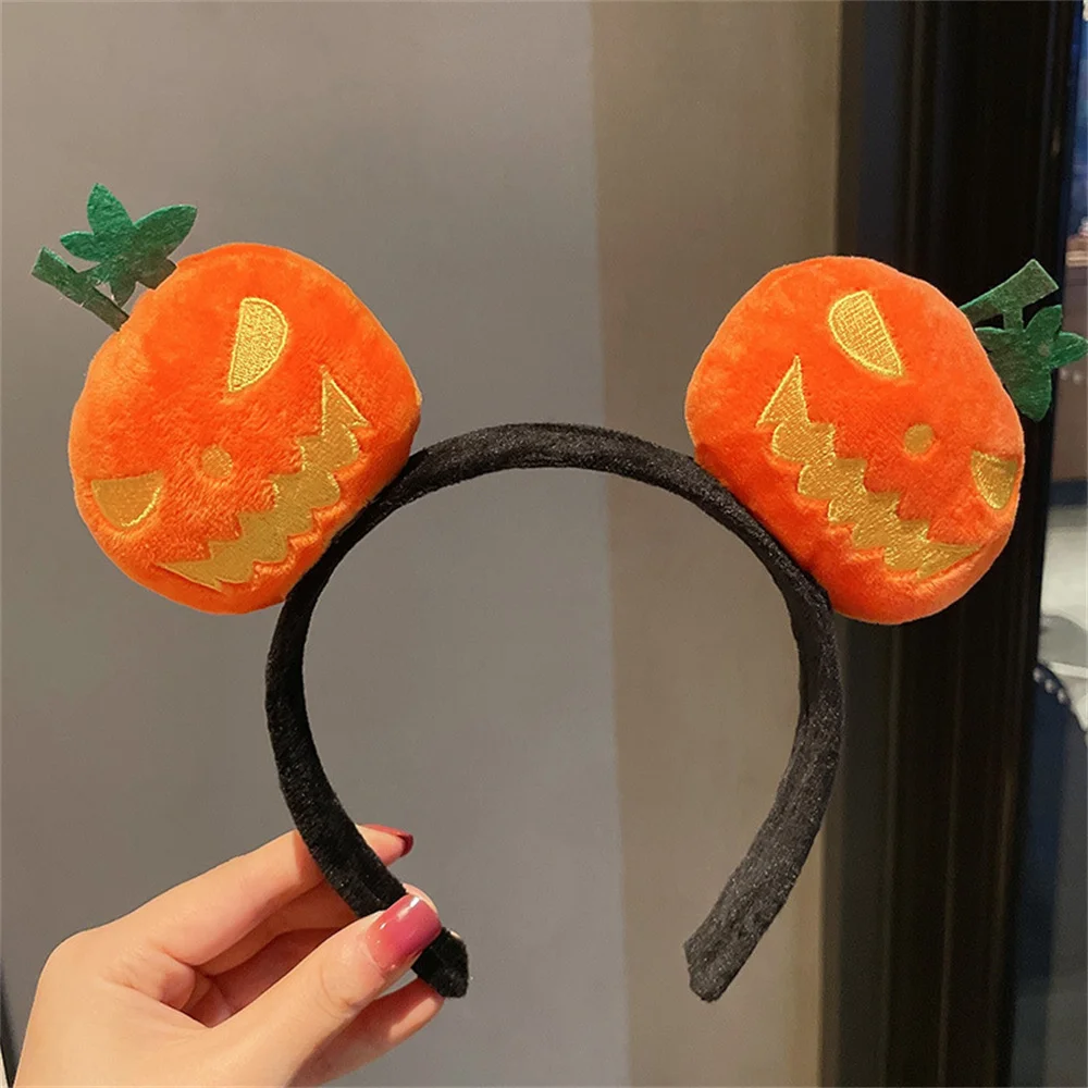 Pumpkin Headband Fun Halloween Accessories Lovely Holiday Ghost Headdress Headwear Funny Headband Trend Comfortable