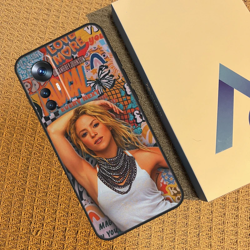 가수 샤키라 휴대폰 케이스, 샤오미 12T 프로 11T 12 13 라이트 커버, POCO F5 X5 X3 프로 M5 F3 F4 X4 GT용