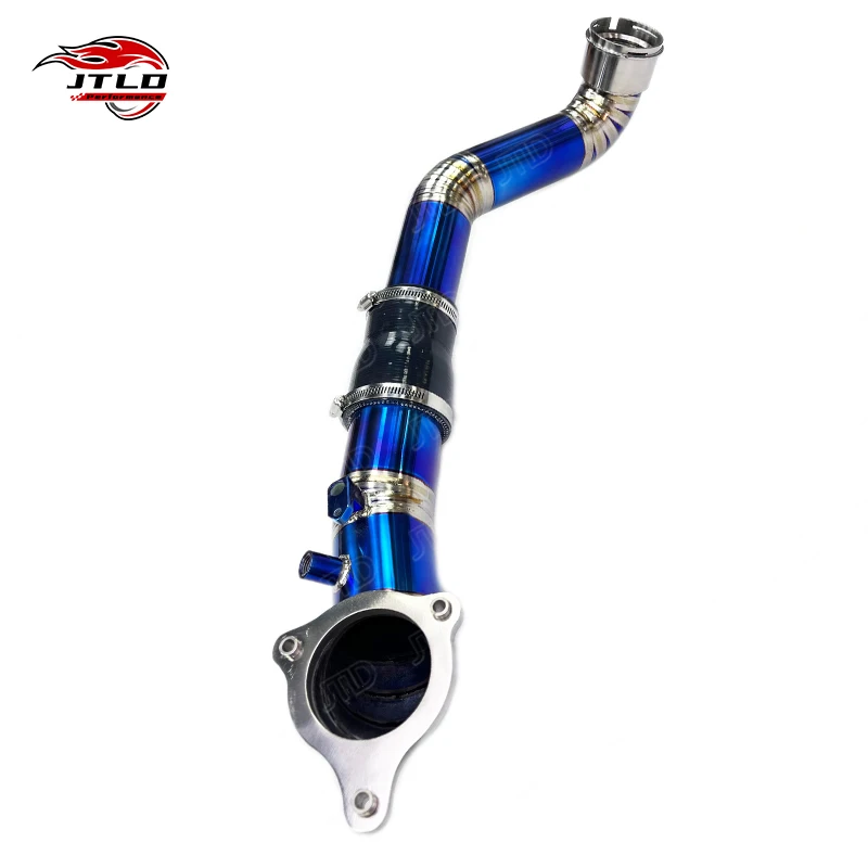 High Performance Exhaust System Titanium Alloy For For BMW B58 GEN1 F Series F2X/F3X Charge Pipe Exhaust Manifold Silver Blue