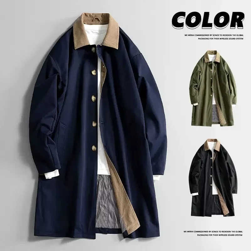Plus Size 8XL Men Spring Trench Turn Down Collar Long Windbreaker Jacket Male Oversize Big Large Windproof Coat Autumn Outwear 4 Plus Size 8XL Men Spring Trench Turn Down Collar Long Windbreaker Jacket Male Oversize Big Large Windproof Coat Autumn Outwear 4