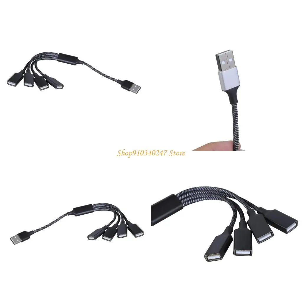 

Q22A Multiports USB Splitter Cable 4 IN1 USB -мужчина до 4 USB -адаптер для женщин для настольного ноутбука 480 Мбит / с данных