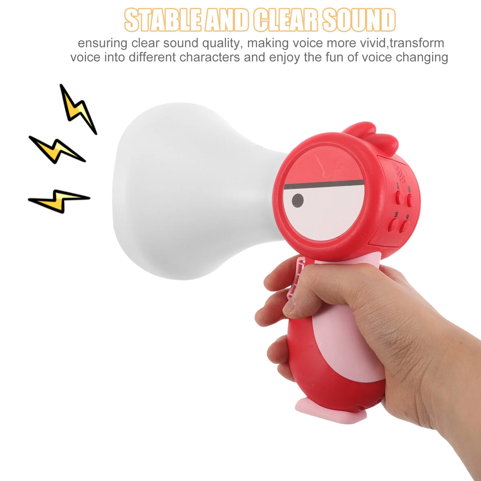

Creative Voice Changer Mini Handheld Trumpet For Kids Outdoor Birthday Party Prank Fun Portable Sound Device No