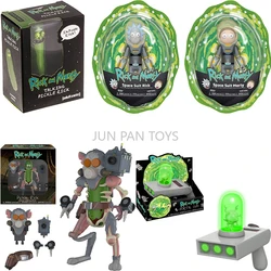 Original Rick and Morty Pickle Rick Collectable Toy Anime Action Figure Toys Model Portal Gun Kids Toys Birthday Gift Figurine