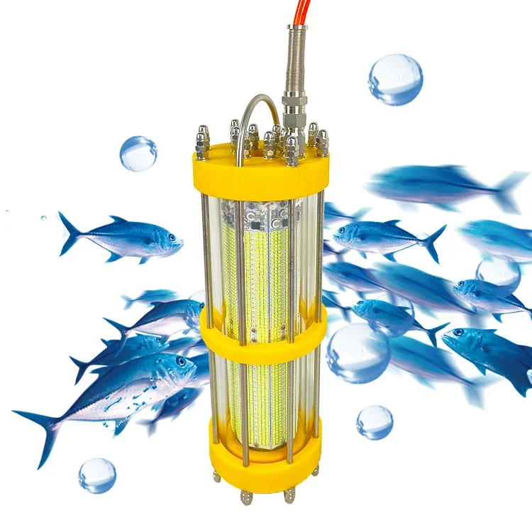 

Underwater Light for Fishing 3000W Deep Sea Green 110V 220v LED Squid Fishing Lamp Salmon Farming Light Water Proof Fishing Li