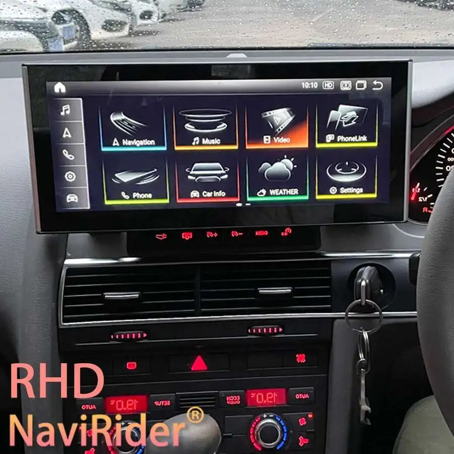 

RHD 12.3" Android 13 Screen For AUDI A6 2005-2011 Stereo Auto Radio Player Car Multimedia Video GPS Head Unit Wireless Carplay