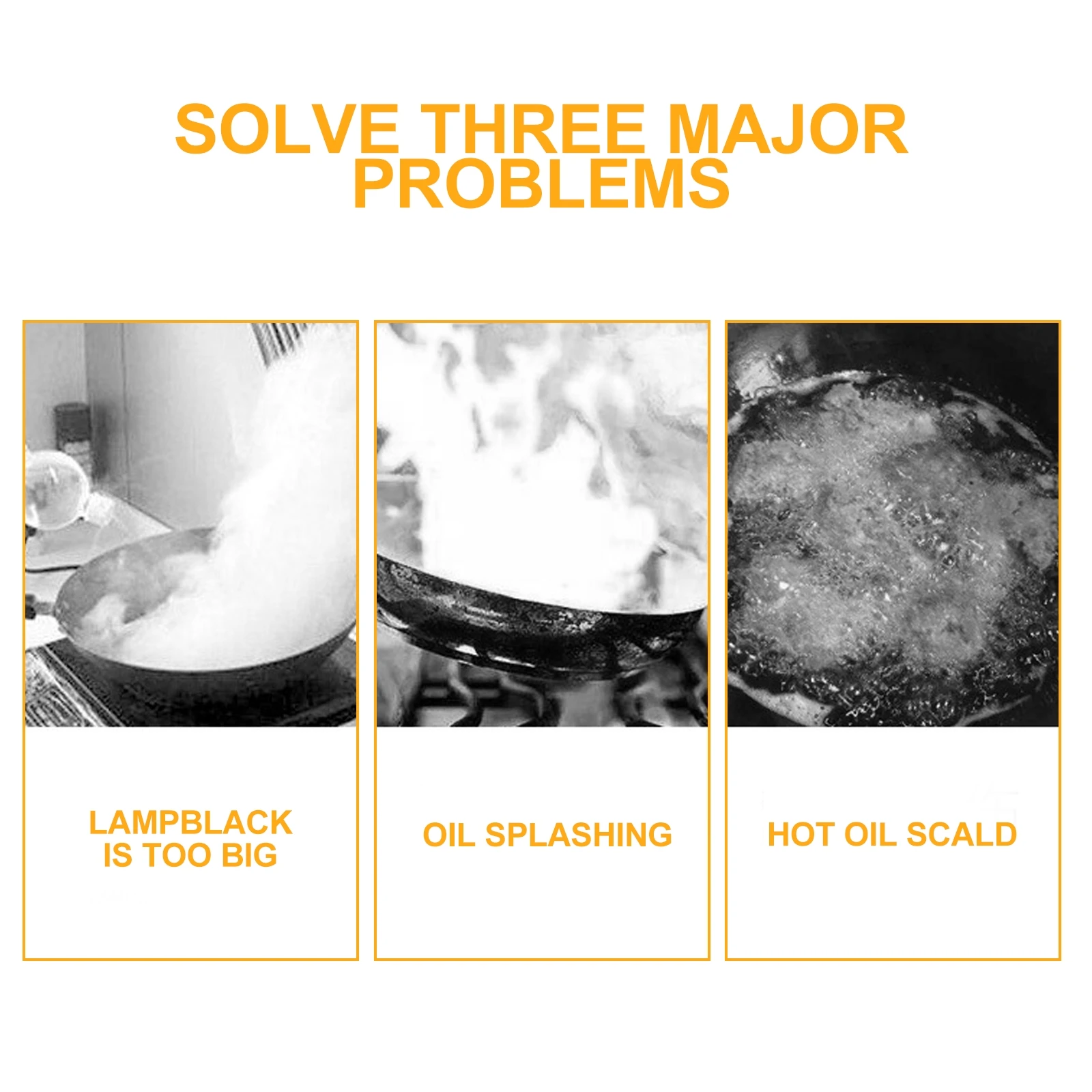 Stainless Steel Oil Splash Baffle Grease Splatter Guard Easy Clean Kitchen Tool Silver Practical Cookware Foldable Protective