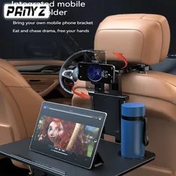 BMW 3 시리즈 F30 F34 용 음료 컵 홈이 있는 자동차 여행 테이블, 후면 소형 테이블 시트