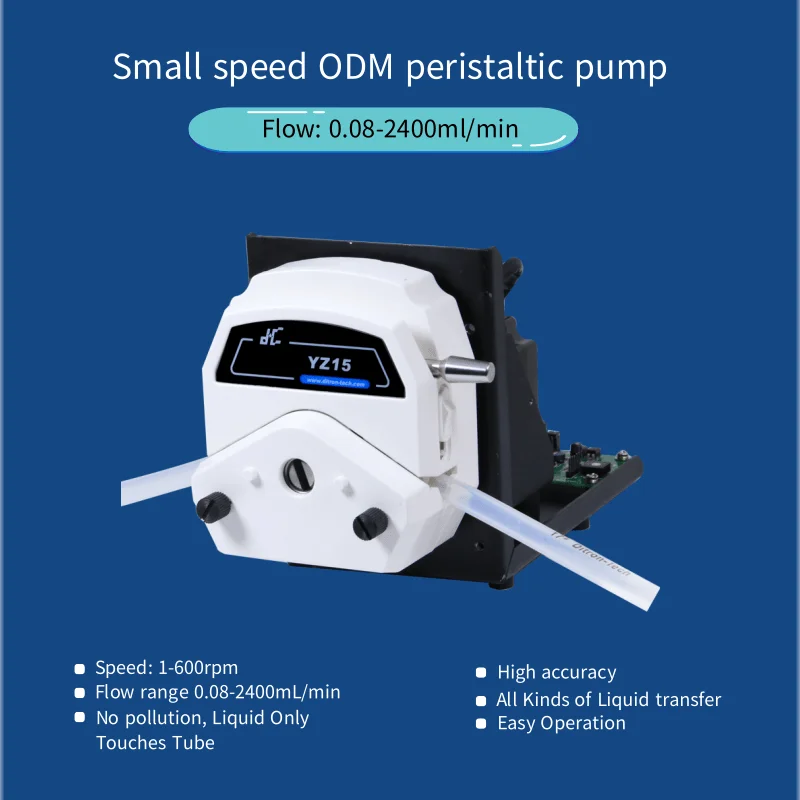 Chinese factory lab dosing dental flushing head with stepper motor peristaltic pump