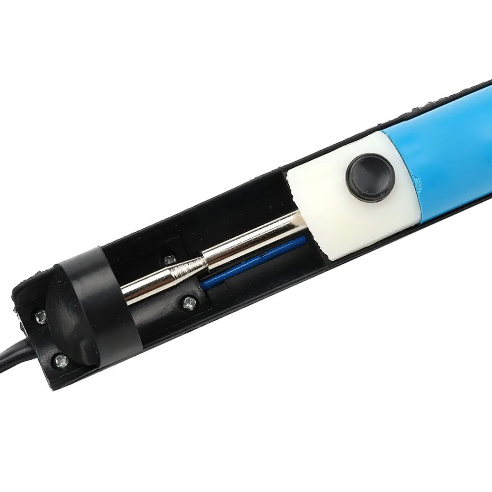 30W 電源電気はんだごてキット米国プラグ 110V はんだ付け溶接ツールはんだ除去はんだ付けツールブルーはんだ除去ポンプ