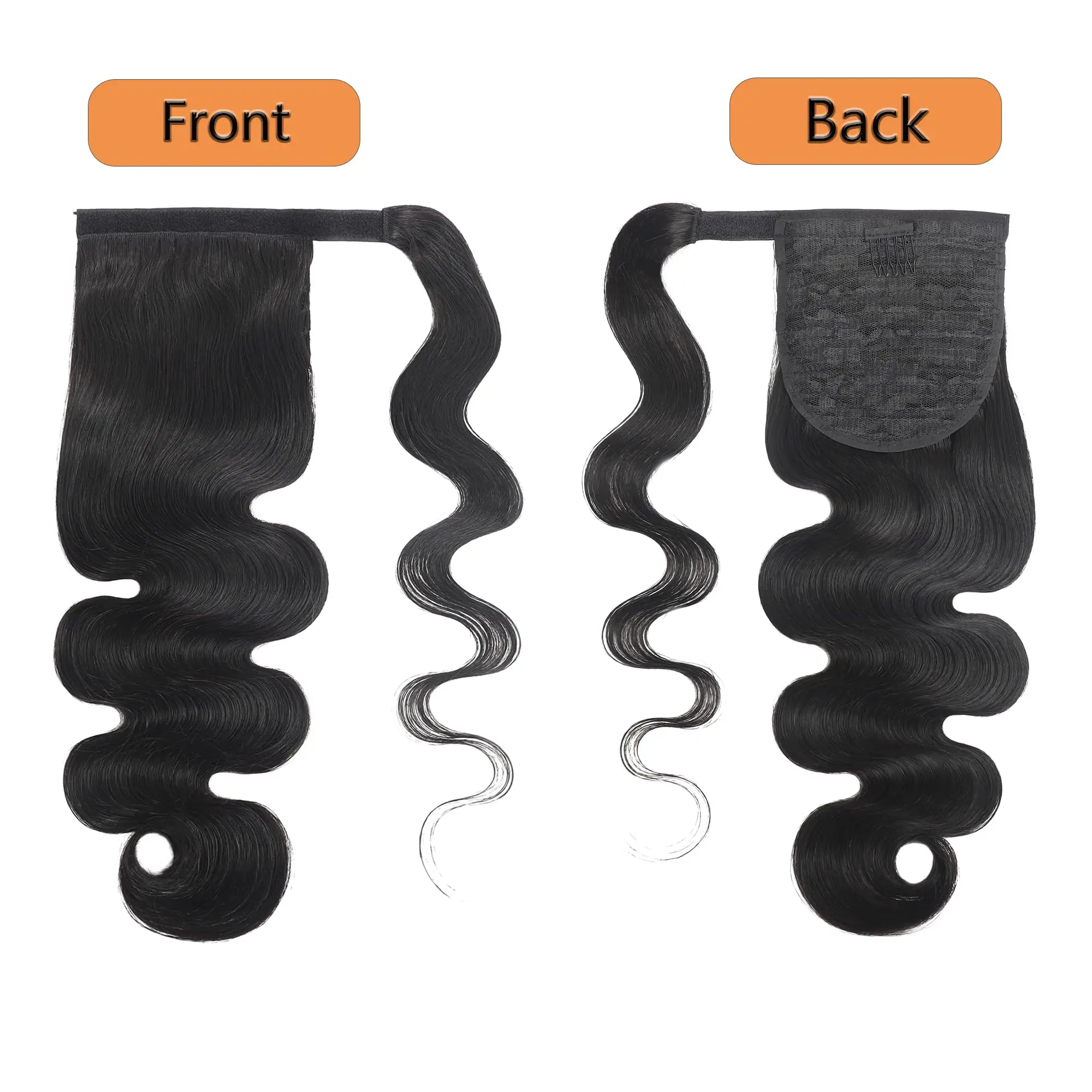 queue-de-cheval-en-cheveux-humains-ondules-avec-bande-magique-a-enrouler-extension-de-cheveux-humains-boucles-densite-150-noir-naturel