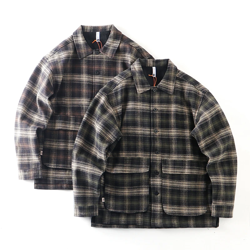 

Тиенед Фец! Цветной тканый плед! Зимняя мужская модная куртка с вышивкой на воротнике, свободного кроя, теплая