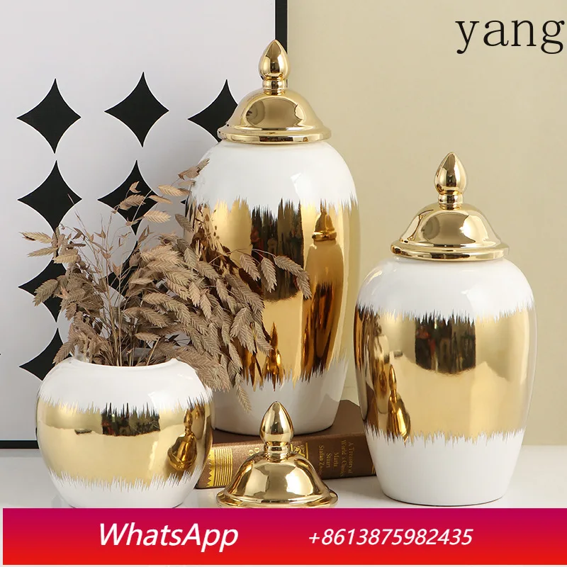 

CX ceramic vase ornament living room porch TV cabinet dining table soft decoration