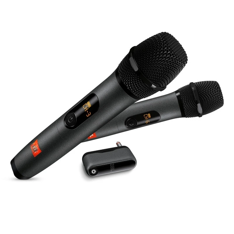 ميكروفون لاسلكي أصلي UHF ميكروفون لاسلكي محمول باليد مناسب لعروض المسرح #2