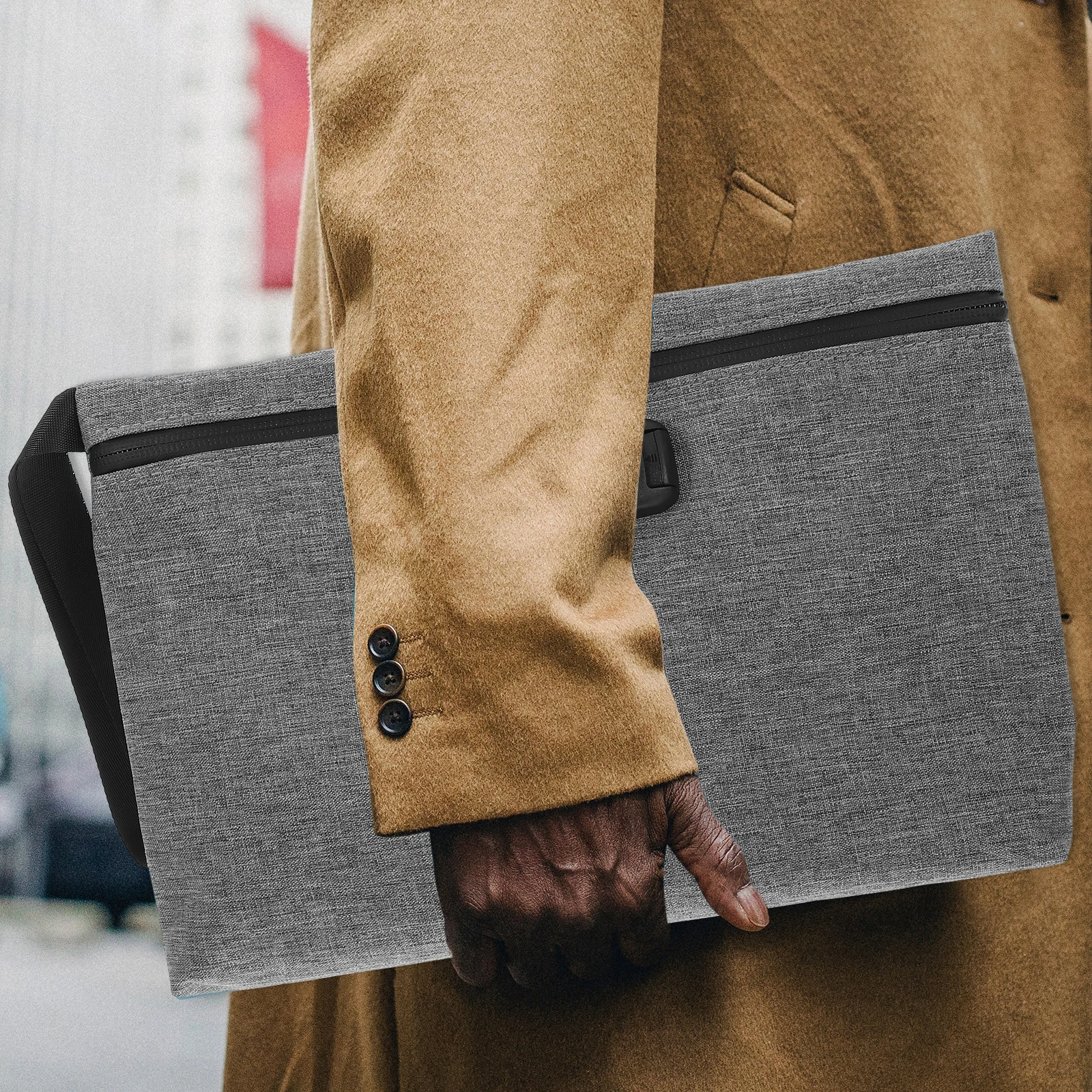 

Combination Lock Storage Bag Large Capacity Waterproof File Organizer Pink Color Portable Document Bag Money Pouch