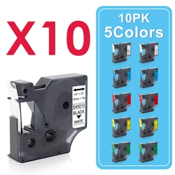 10PK 45013 45010 45018 Label For Dymo D1 12mm 45016 45017 Label Tape 45022 45023 45024 For Dymo LabelManager 160 280 Label Maker