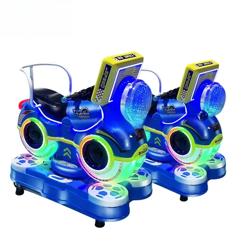 Coin Operated Kids Motorcycle Game Machine Arcade Video Game Machine Children Mp5 Kiddie Rides