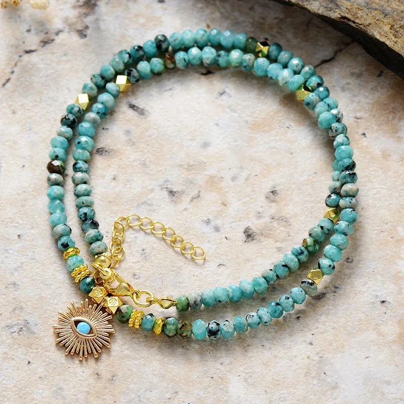 Fashion Boho Minimalism Stones Gold Plated Choker Necklace Designer Women Strand Collar Necklaces Jewelry Bijoux