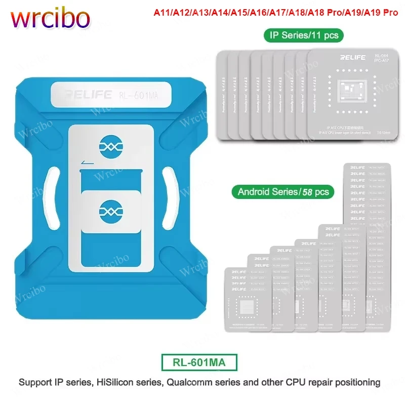 

RELIFE RL-601MA CPU Tin Planting Platform, Automatic for iPhone 8-17PM A11~ A19 Pro / Android Series ,Strong Magnetic Adsorption