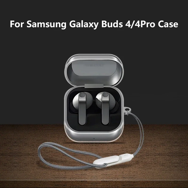 For Samsung Galaxy Buds 4 Clear Earphone Case  TPU material is simple and elegant  Dustproof Shockproof  for Galaxy Buds 4 Pro