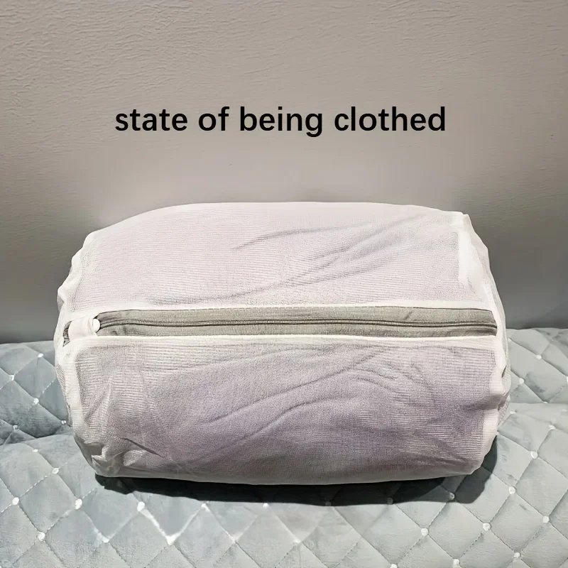 Anti Deformation Mesh Shoes Washing Bag Machine Washable Laundry Shoe Protector Bag for Sneakers in Washing Machine view 3