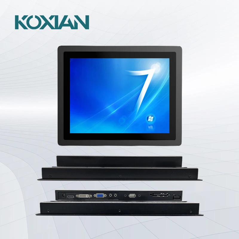 

In Stock 17-inch USB Interface New Industrial Metal Case LCD PCAP Capacitive Touchscreen With Embedded Touch Features