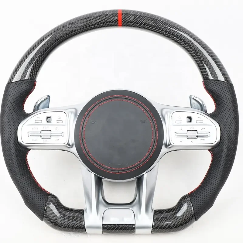 

Car Steering Wheel for CLASS W205 W204 W222 W463 W464 AMG GLA GLC CLS CLA Carbon Fiber Steering Wheel